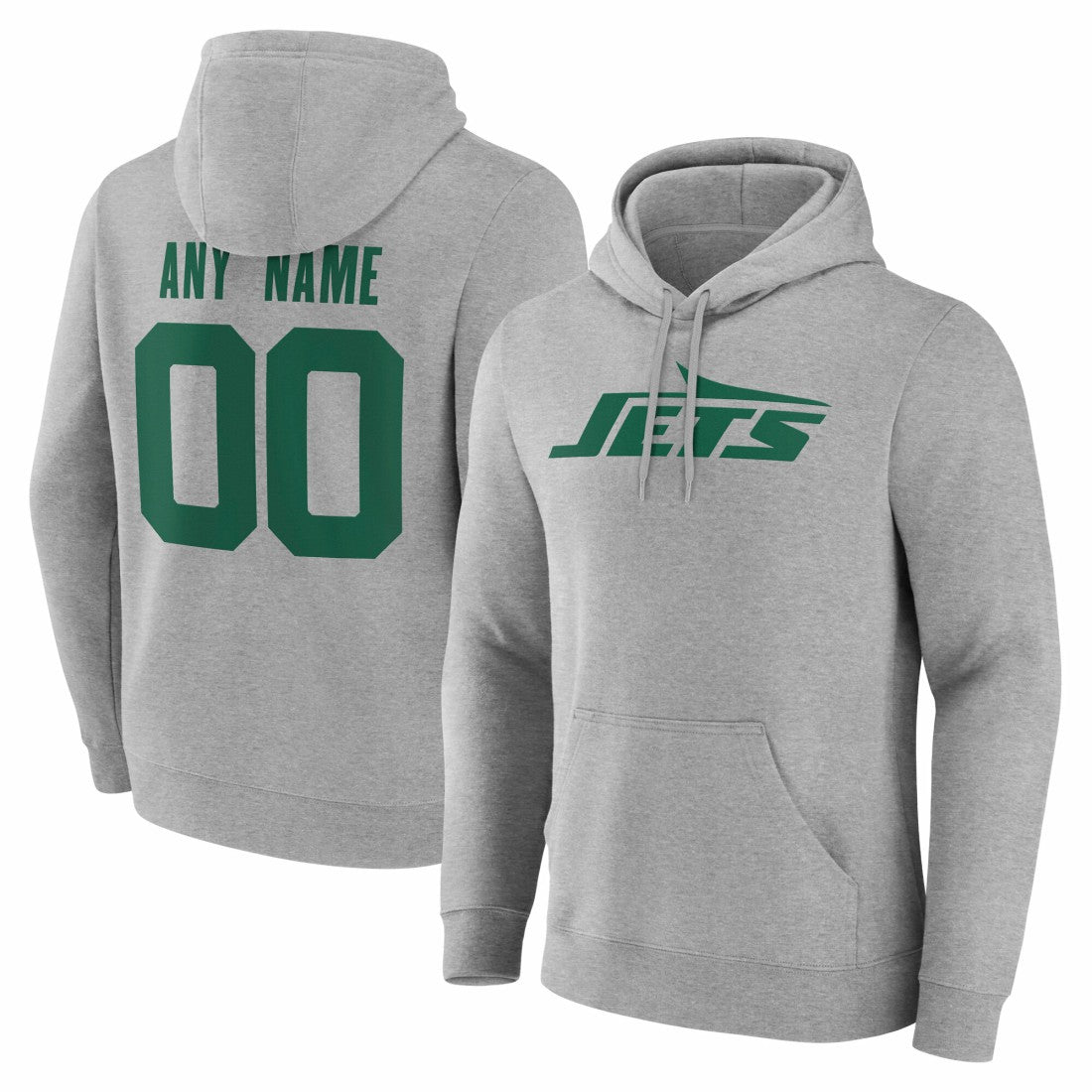 NFL New York Jets Big & Tall Team Authentic Custom Hoodie