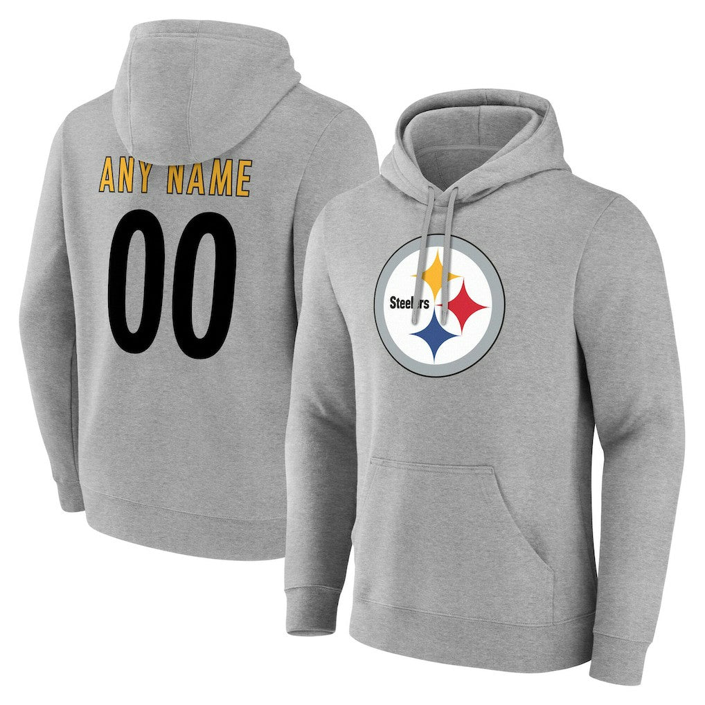 NFL Pittsburgh Steelers Big & Tall Team Authentic Custom Hoodie