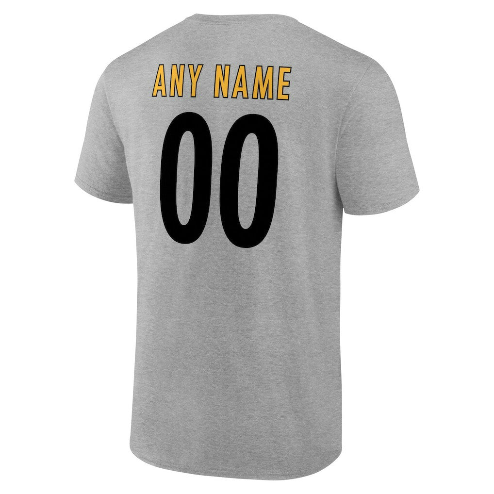 NFL Pittsburgh Steelers Big & Tall Team Authentic Custom T-Shirt