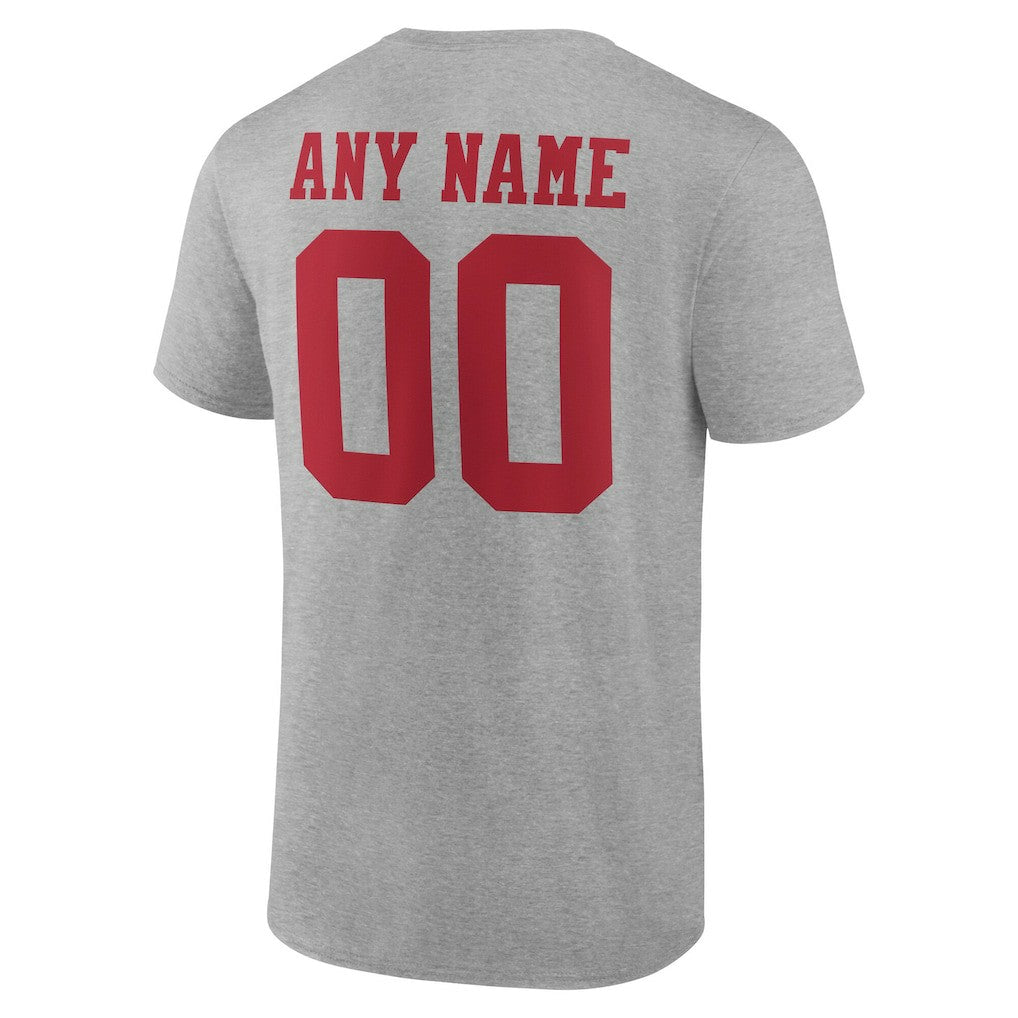 NFL San Francisco 49ers Big & Tall Team Authentic Custom T-Shirt