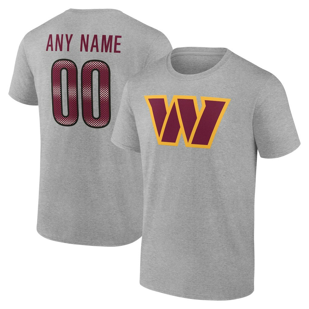 NFL Washington Commanders Big & Tall Team Authentic Custom T-Shirt