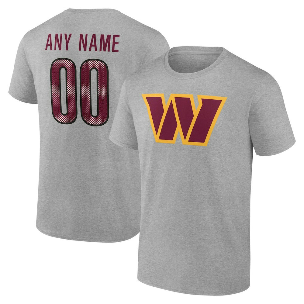 NFL Washington Commanders Big & Tall Team Authentic Custom T-Shirt