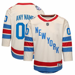 New York Rangers Outerstuff Youth 2026 NHL Winter Classic Premier Custom Jersey