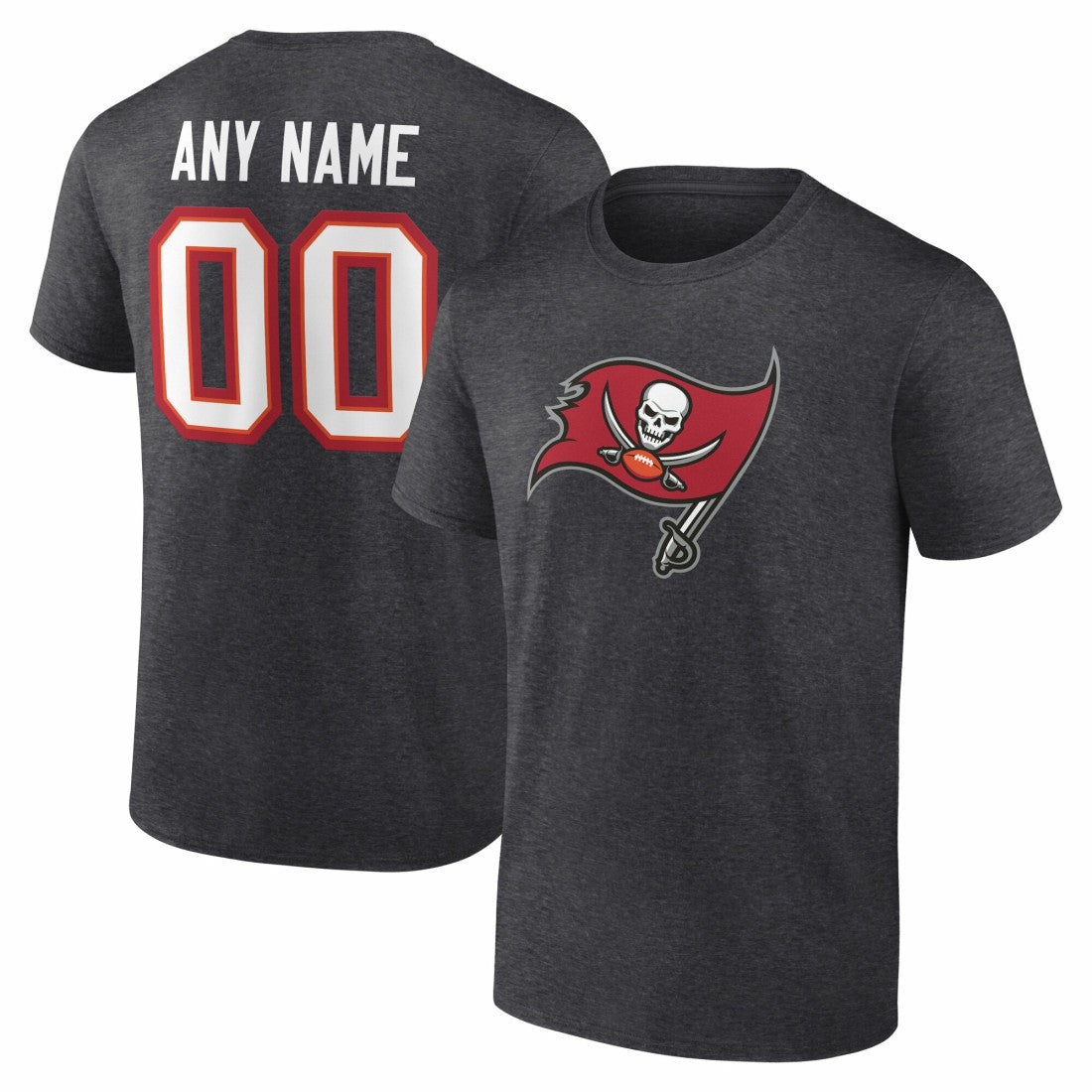 NFL Tampa Bay Buccaneers Big & Tall Team Authentic Custom T-Shirt