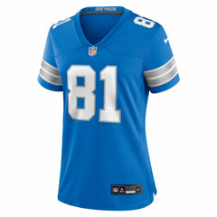NFL Detroit Lions Calvin Johnson  Women's Team Retired Game Jersey