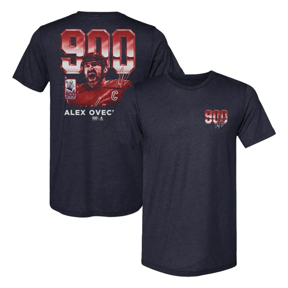 Alexander Ovechkin Washington Capitals 500 Level 900th Career Goal Tri-Blend T-Shirt