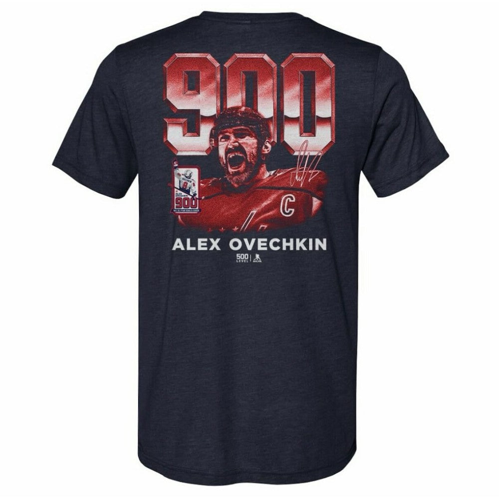 Alexander Ovechkin Washington Capitals 500 Level 900th Career Goal Tri-Blend T-Shirt