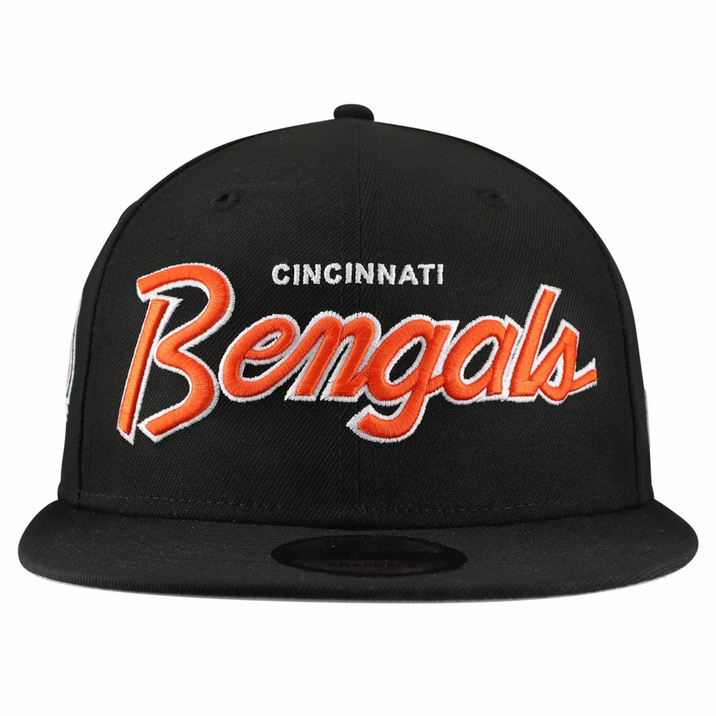 NFL Cincinnati Bengals Main Script 9FIFTY Snapback Hat