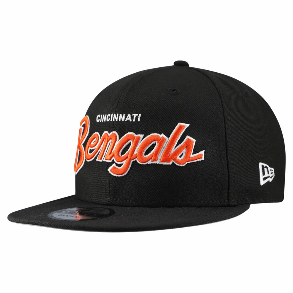 NFL Cincinnati Bengals Main Script 9FIFTY Snapback Hat