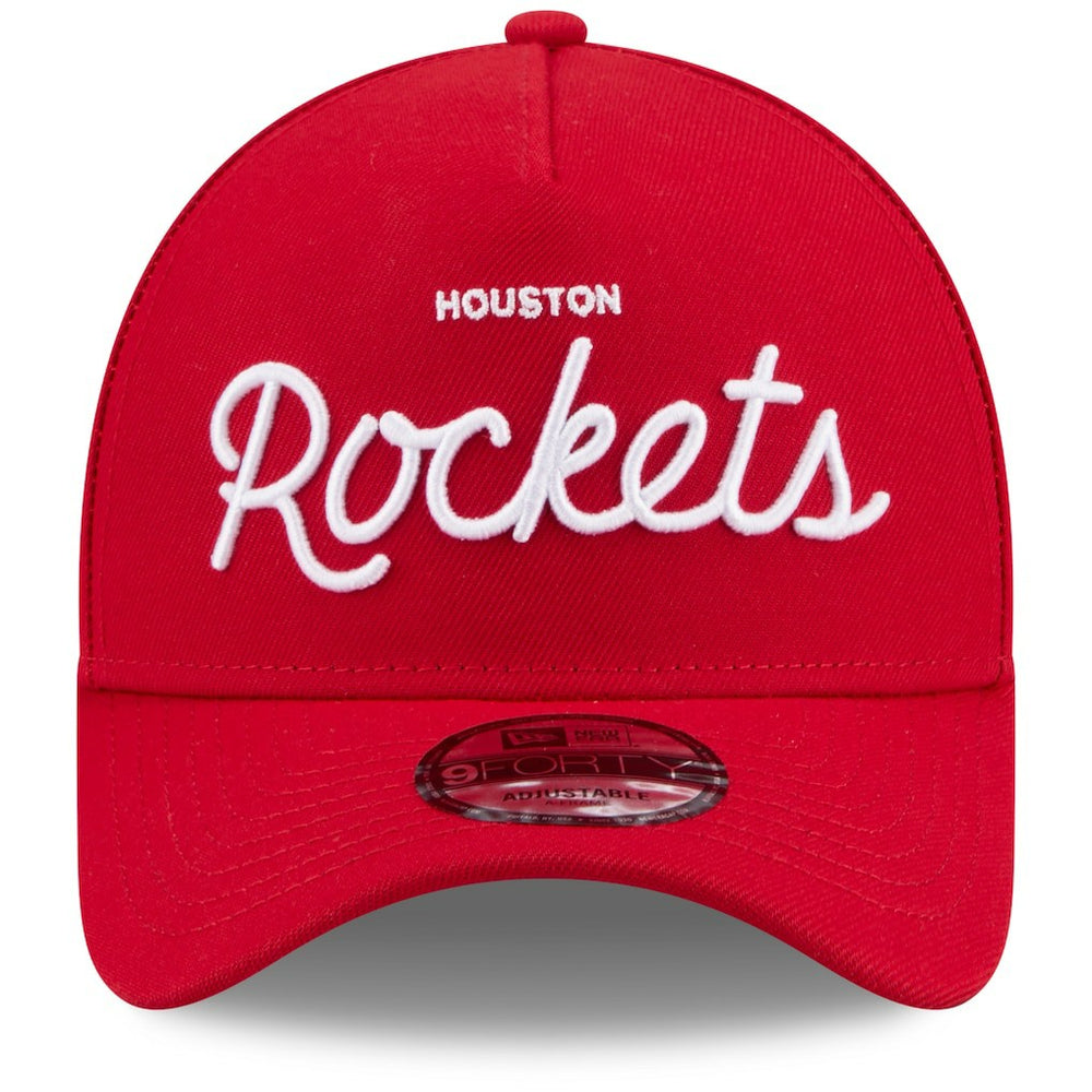 Houston Rockets x Malbon Golf Unisex 9FORTY A-Frame Adjustable Hat sale - Red | New Era shop