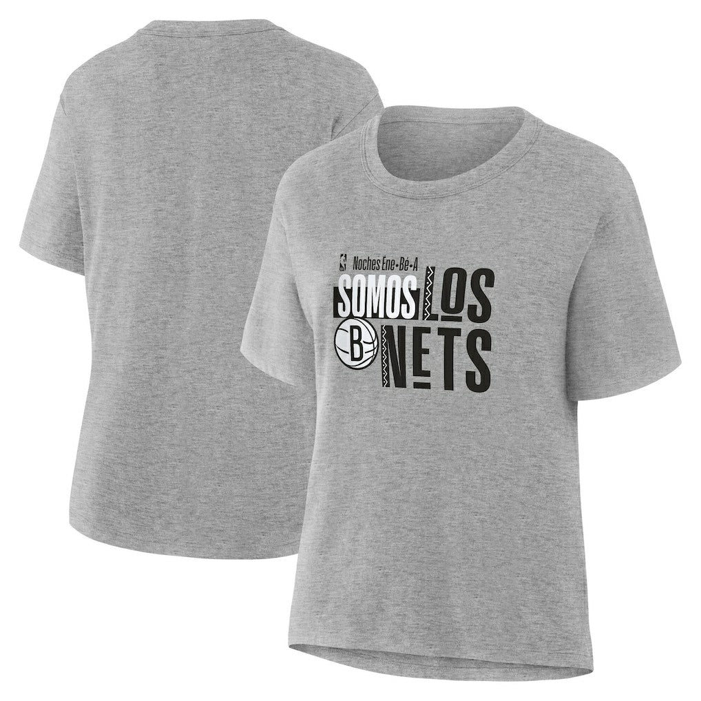 Brooklyn Nets Women's Noches Training T-Shirt - Gray shop