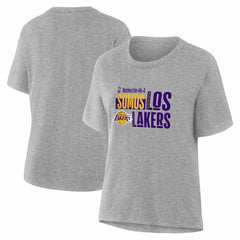 Los Angeles Lakers Women's Noches Training T-Shirt - Gray cheap