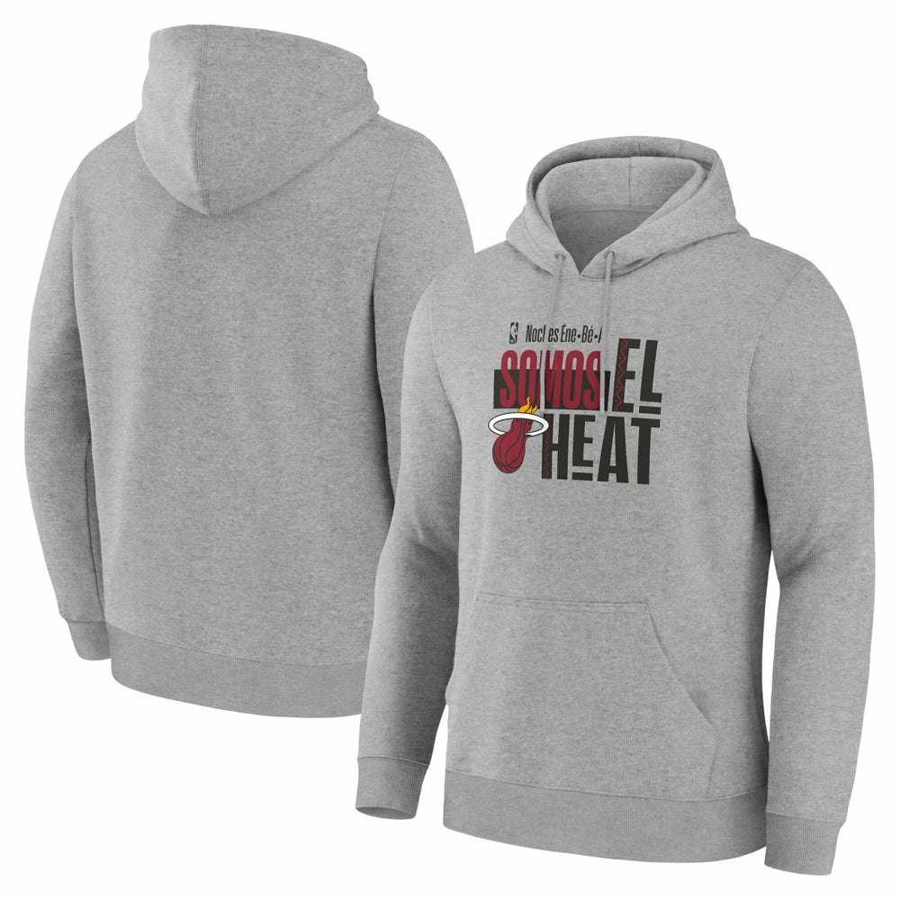 Miami Heat Noches Training Hoodie - Gray for sale