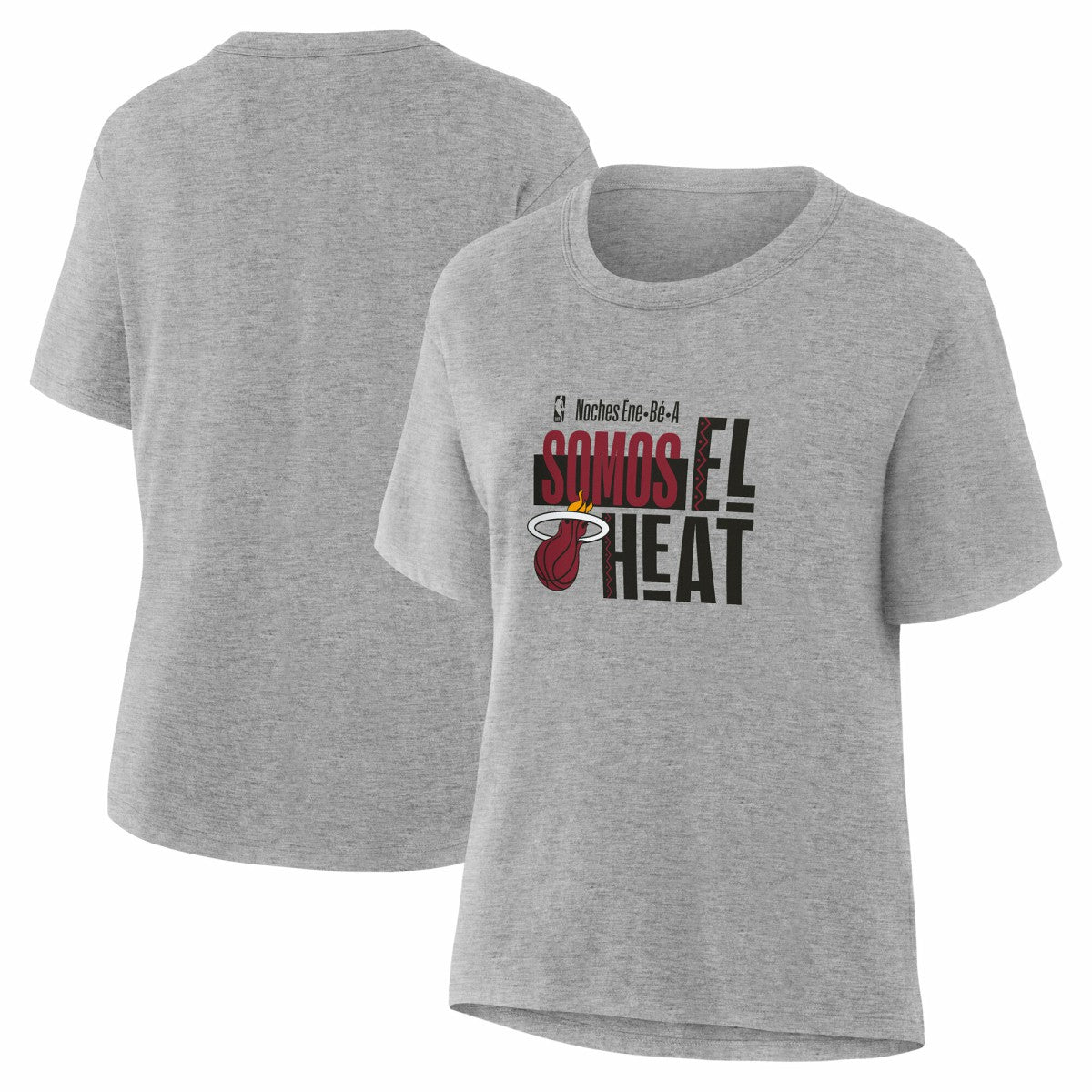 Miami Heat Women's Noches Training T-Shirt - Gray cheap