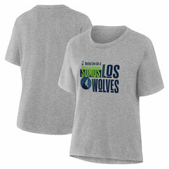 Minnesota Timberwolves Women's Noches Training T-Shirt - Gray sale