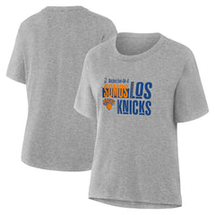 New York Knicks Women's Noches Training T-Shirt - Gray online