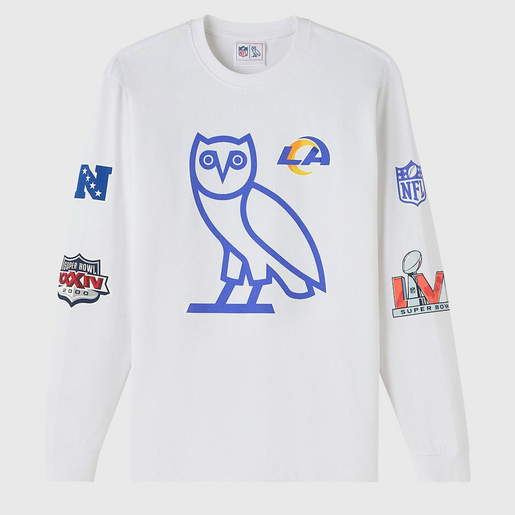 NFL Los Angeles Rams OVO x NFL Unisex Long Sleeve T-Shirt