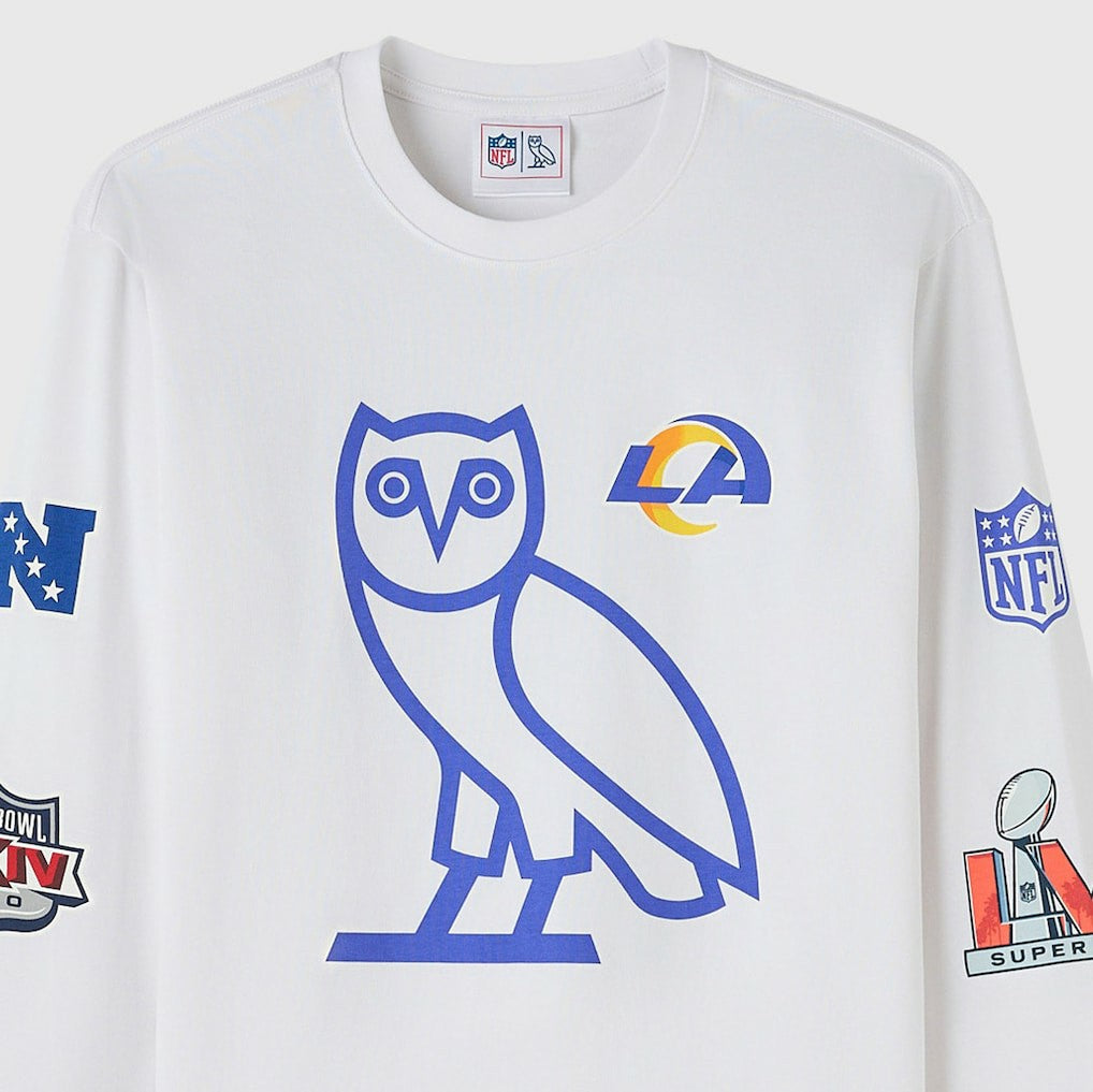 NFL Los Angeles Rams OVO x NFL Unisex Long Sleeve T-Shirt