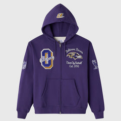 NFL Baltimore Ravens OVO x NFL Unisex Full-Zip Waffle-Lined Hoodie