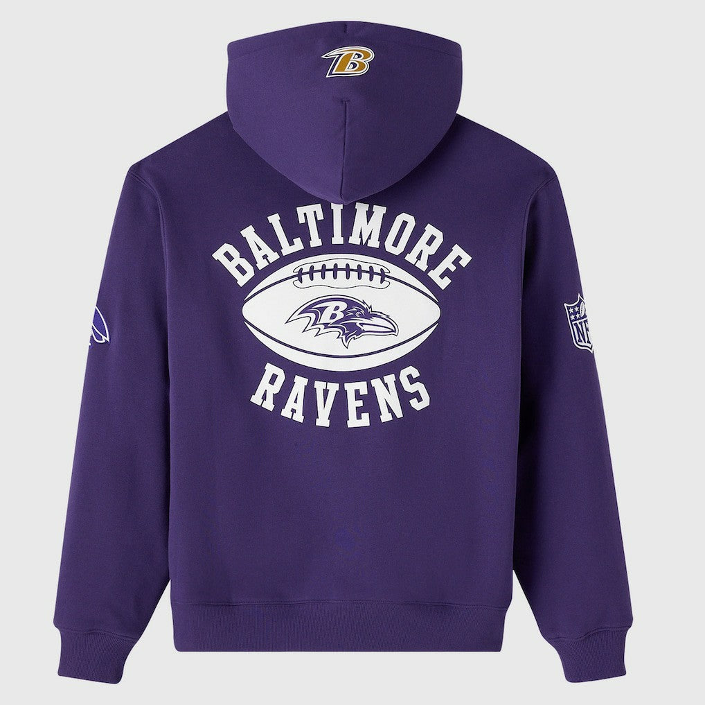 NFL Baltimore Ravens OVO x NFL Unisex Full-Zip Waffle-Lined Hoodie