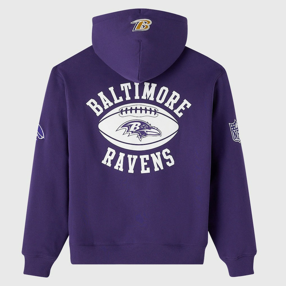 NFL Baltimore Ravens OVO x NFL Unisex Full-Zip Waffle-Lined Hoodie