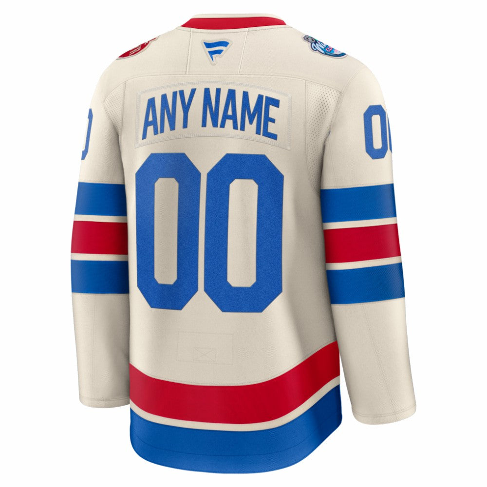New York Rangers Fanatics 2026 NHL Winter Classic Premium Custom Jersey