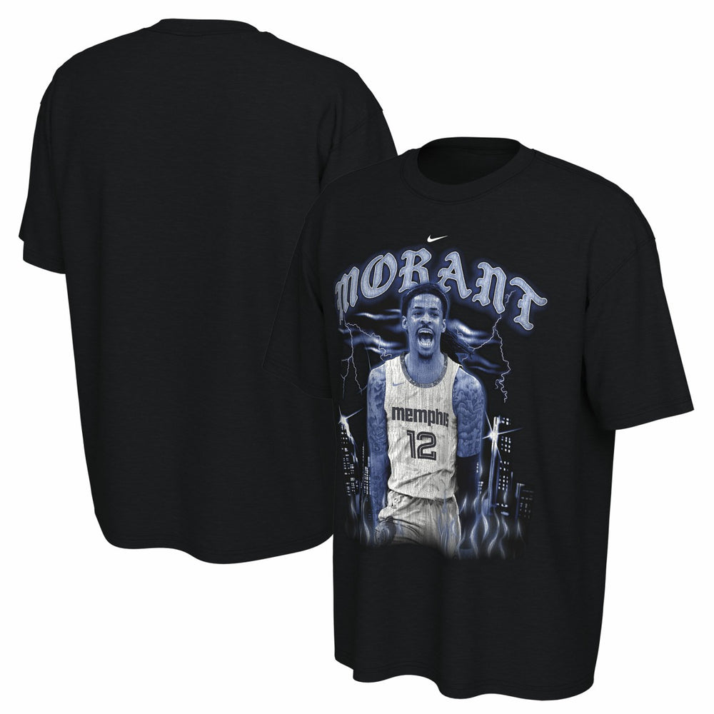 Ja Morant Memphis Grizzlies Unisex 2025/26 City Edition Player Graphic T-Shirt - Black | Nike for sale
