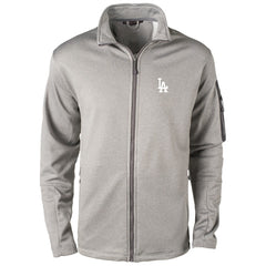 Los Angeles Dodgers Dunbrooke Pacific Full-Zip Fleece Jacket - Heather Gray