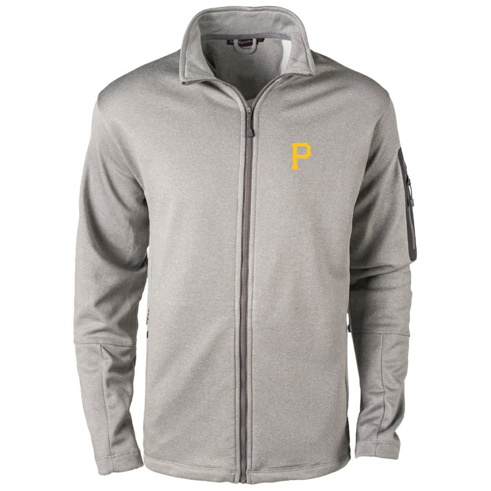 Pittsburgh Pirates Dunbrooke Pacific Full-Zip Fleece Jacket - Heather Gray