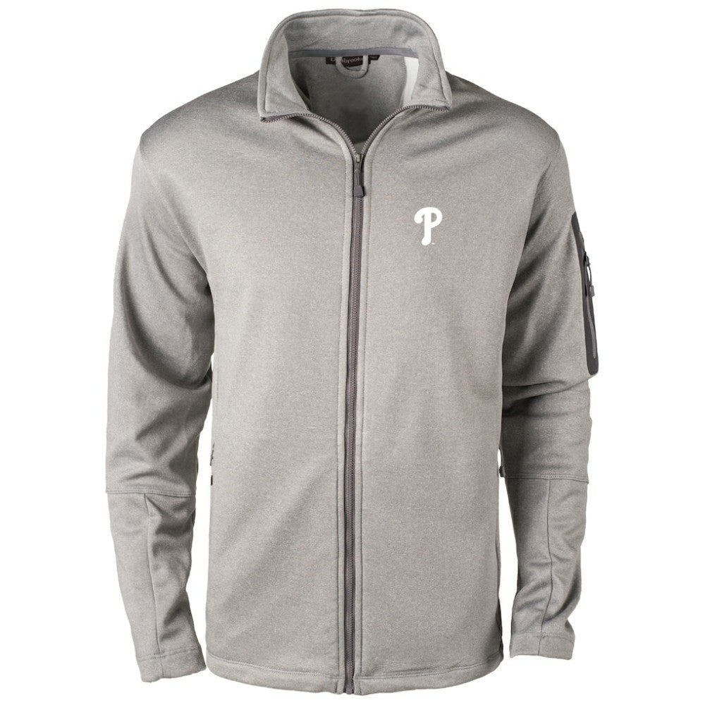 Philadelphia Phillies Dunbrooke Pacific Full-Zip Fleece Jacket - Heather Gray