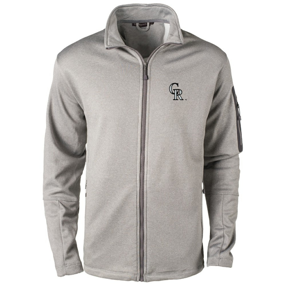 Colorado Rockies Dunbrooke Pacific Full-Zip Fleece Jacket - Heather Gray