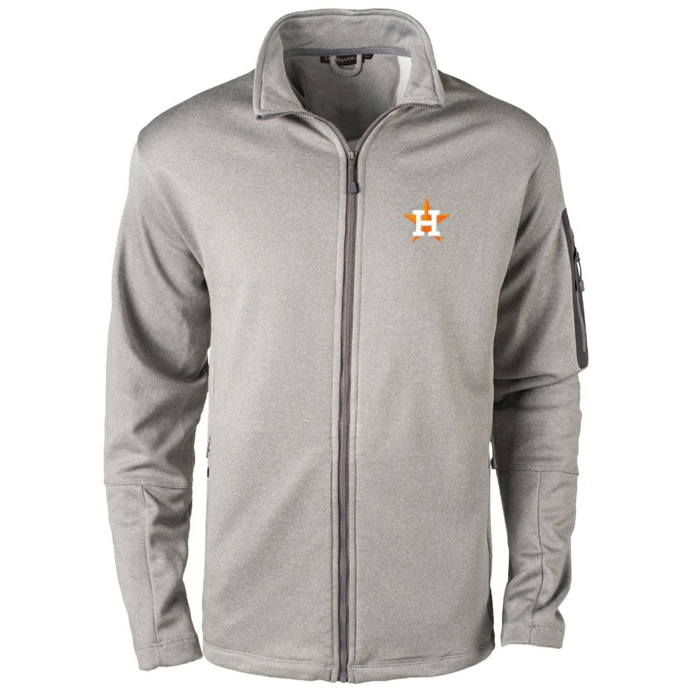 Houston Astros Dunbrooke Pacific Full-Zip Fleece Jacket - Heather Gray