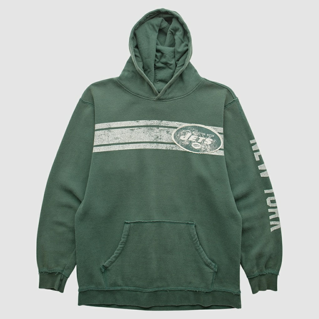 NFL New York Jets 2000s Hooded Pullover Sweatshirt