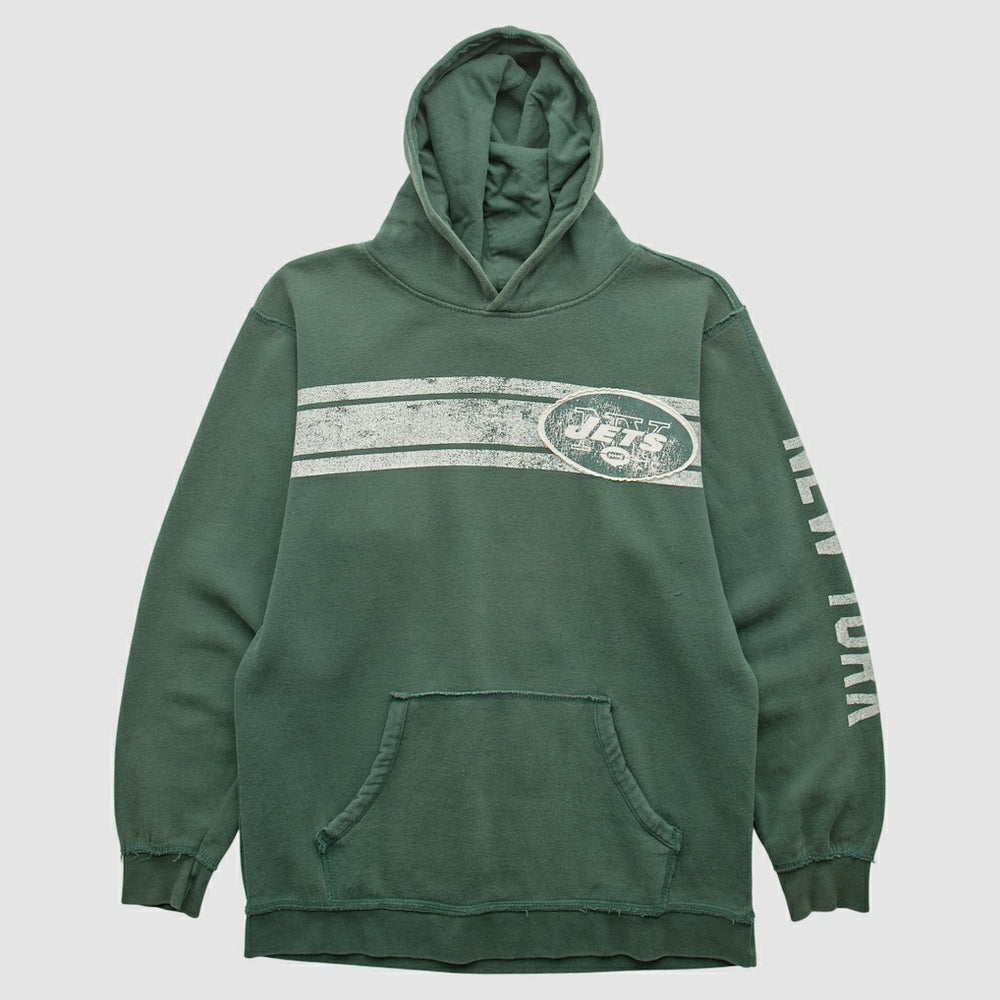 NFL New York Jets 2000s Hooded Pullover Sweatshirt