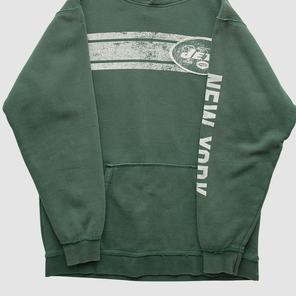NFL New York Jets 2000s Hooded Pullover Sweatshirt