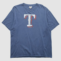 Texas Rangers Lee Apparel 2005 T-shirt - Blue Vintage