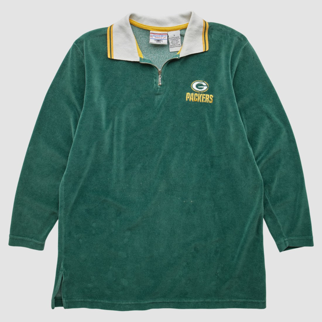 NFL Green Bay Packers Game Day Clothing 90s 1/4 Zip Sweatshirt