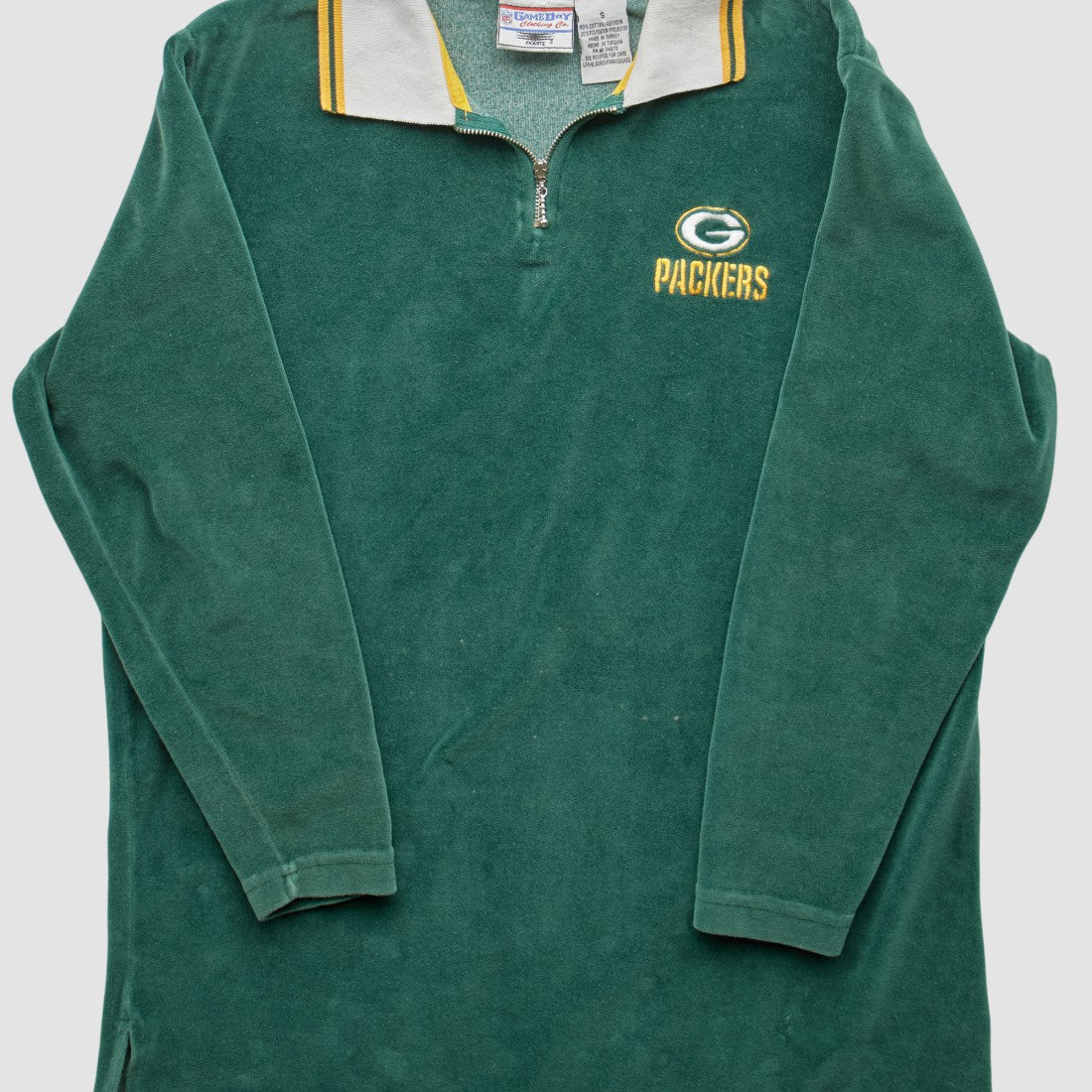 NFL Green Bay Packers Game Day Clothing 90s 1/4 Zip Sweatshirt