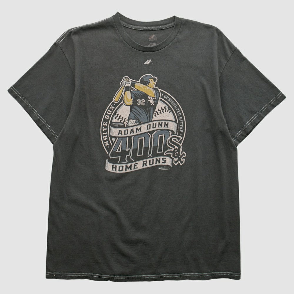 Chicago White Sox Majestic 2000s T-shirt - Charcoal Vintage