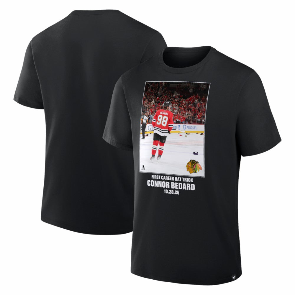 Connor Bedard Chicago Blackhawks Legacy Milestone T-Shirt