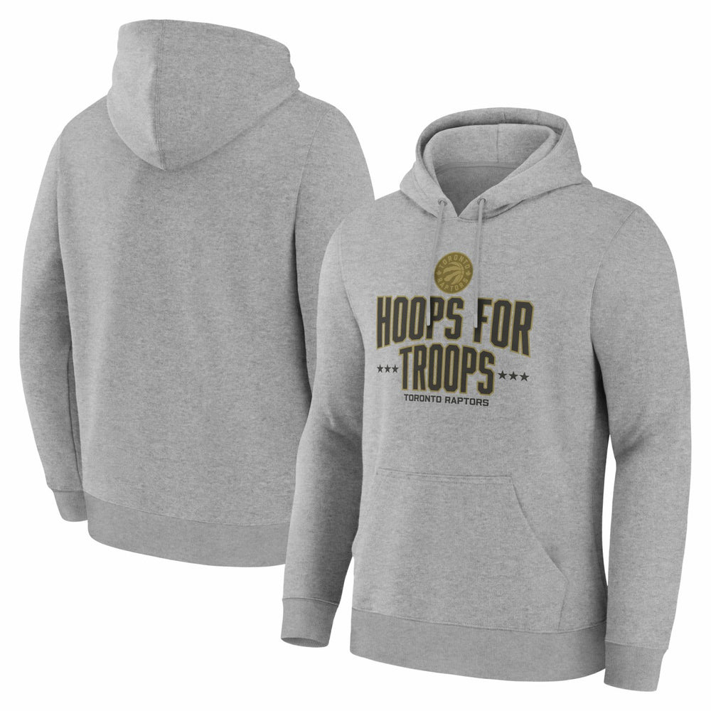 Toronto Raptors Hoops For Troops Hoodie - Gray shop
