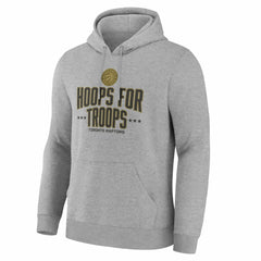 Toronto Raptors Hoops For Troops Hoodie - Gray shop
