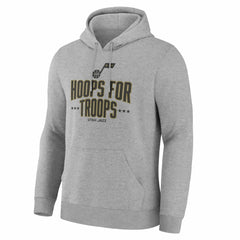 Utah Jazz Hoops For Troops Hoodie - Gray on sale