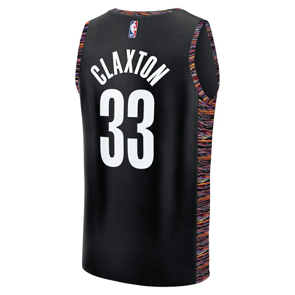 Nic Claxton Brooklyn Nets 2025/26 City Edition Fast Break Jersey - Black | Fanatics discount