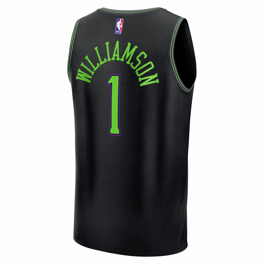 Zion Williamson New Orleans Pelicans Youth 2025/26 City Edition Fastbreak Jersey - Black | Fanatics cheap