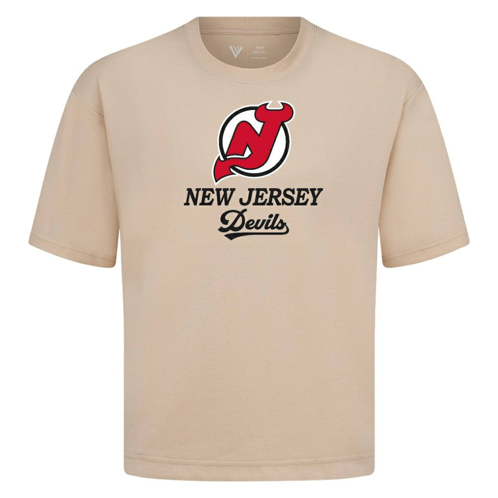 New Jersey Devils Levelwear Team Surge Luxe Signature Knit T-Shirt