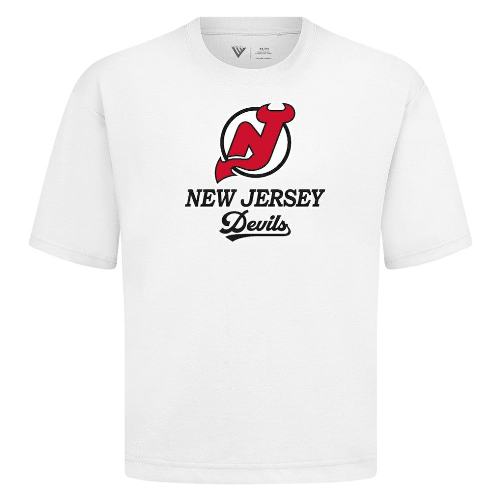 New Jersey Devils Levelwear Team Surge Luxe Signature Knit T-Shirt