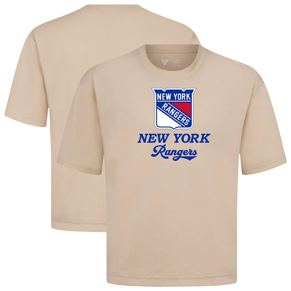 New York Rangers Levelwear Team Surge Luxe Signature Knit T-Shirt