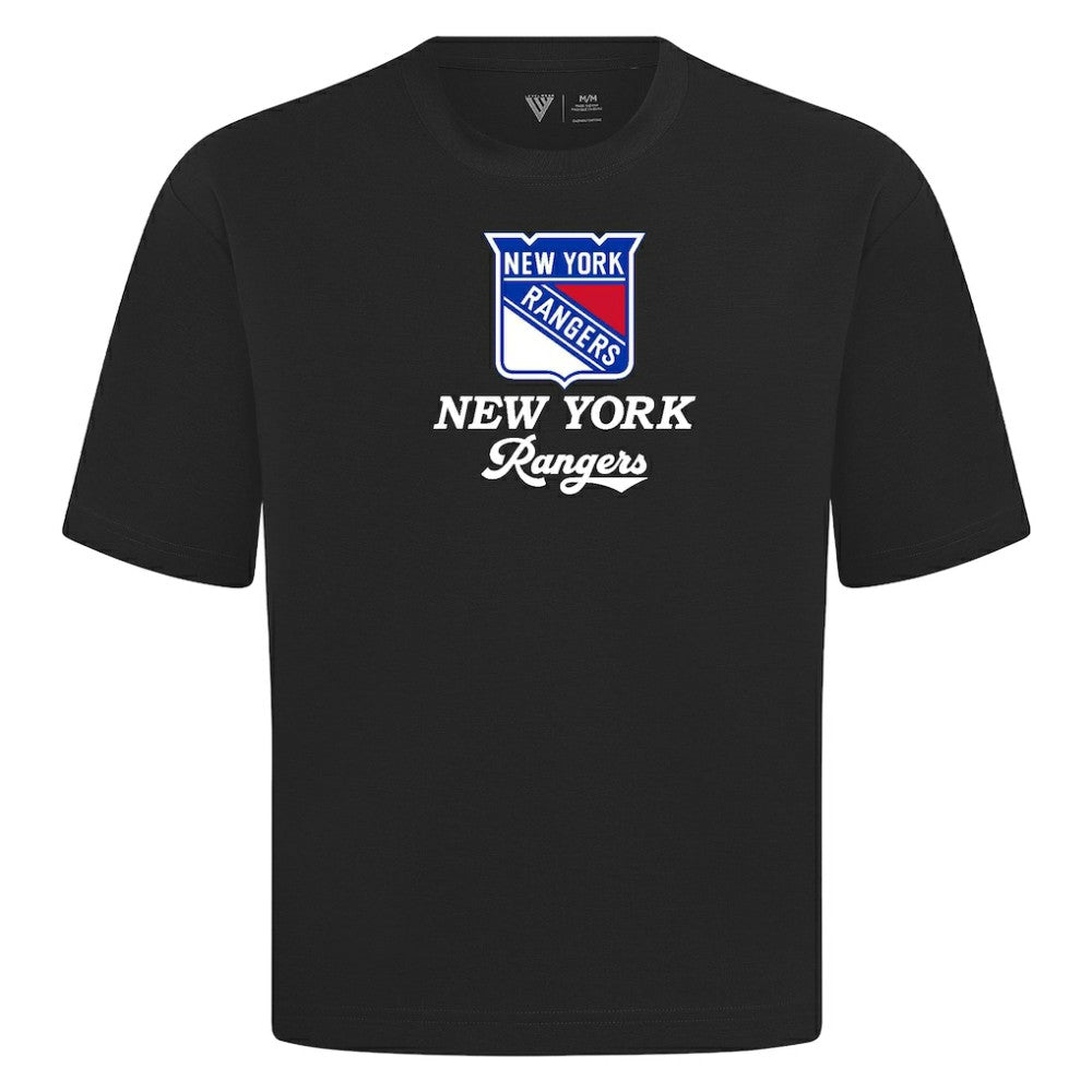 New York Rangers Levelwear Team Surge Luxe Signature Knit T-Shirt