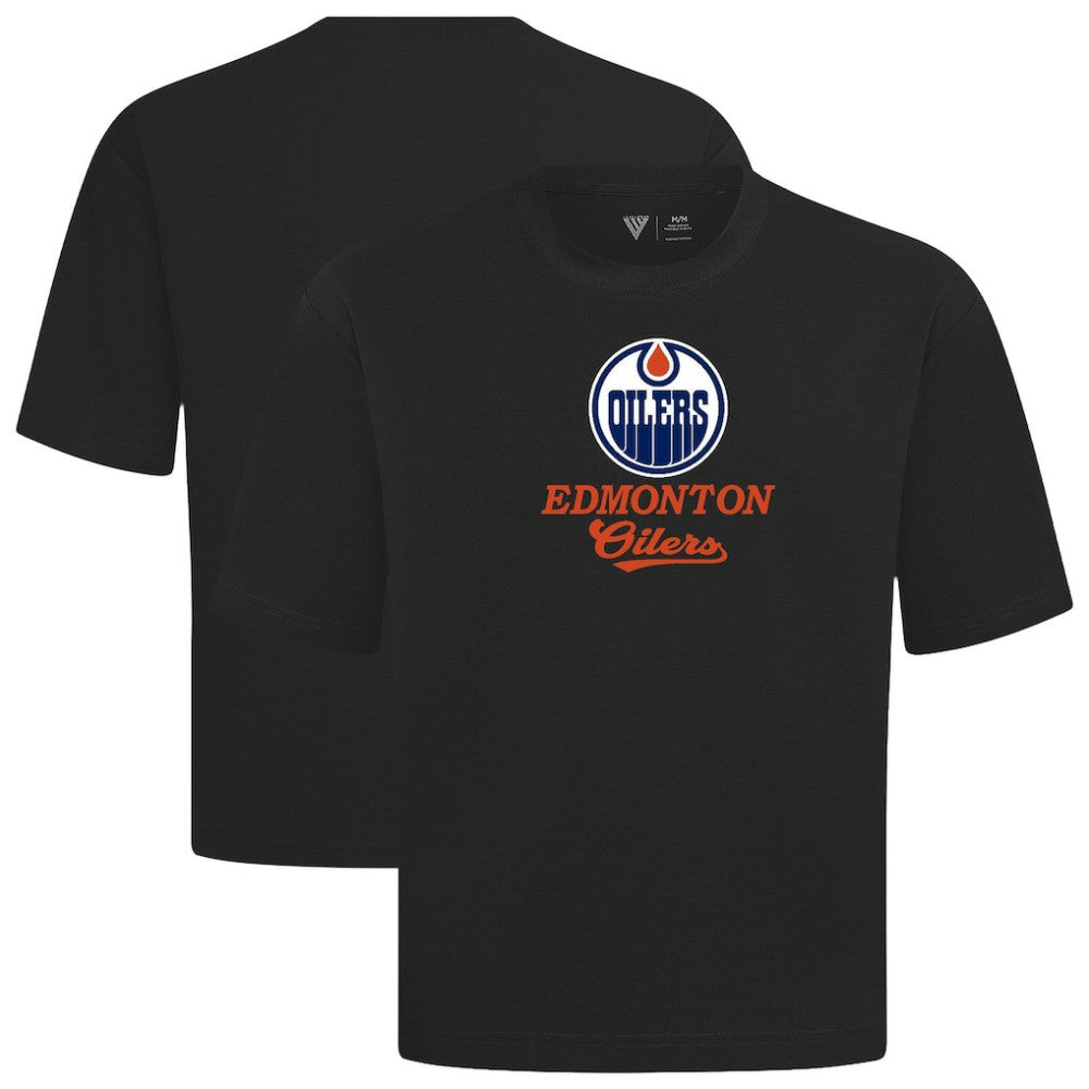 Edmonton Oilers Levelwear Team Surge Luxe Signature Knit T-Shirt
